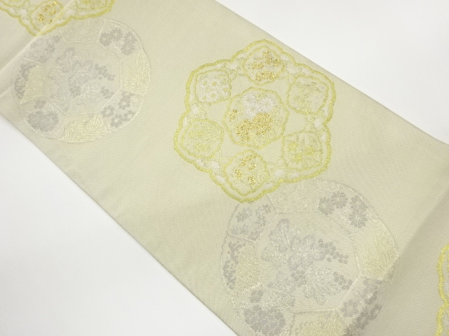 JAPANESE FUKURO OBI / WOVEN FLOWER
